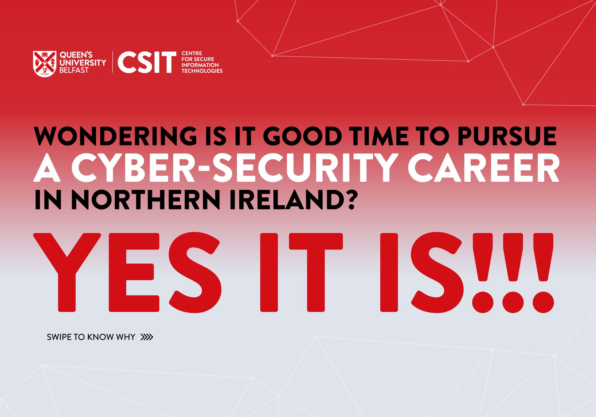 Centre for secure it at qub on twitter with so many career options