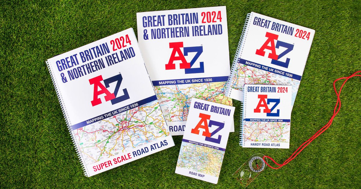 Find your way around the UK with A-Z road atlases 🚗

With clear mapping in the trusted A-Z style, these atlases and maps are the perfect addition to your summer packing list! 

Find out more: ow.ly/kF7Z50OqSJ4

#RoadAtlas #AZMaps