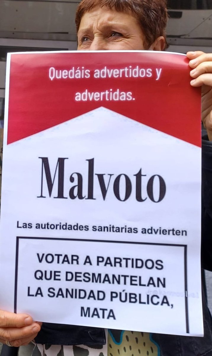 aupazabala's tweet photo. OJO !   NO SOLO el #TABACO MATA. 
También las MALAS POLÍTICAS SANITARIAS son un ARMA de DESTRUCCIÓN MASIVA https://t.co/j2bQ9daU0Y