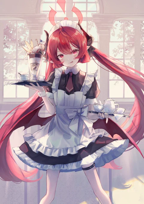 メイドジュンコちゃん! #ブルーアーカイブ  #ブルアカ