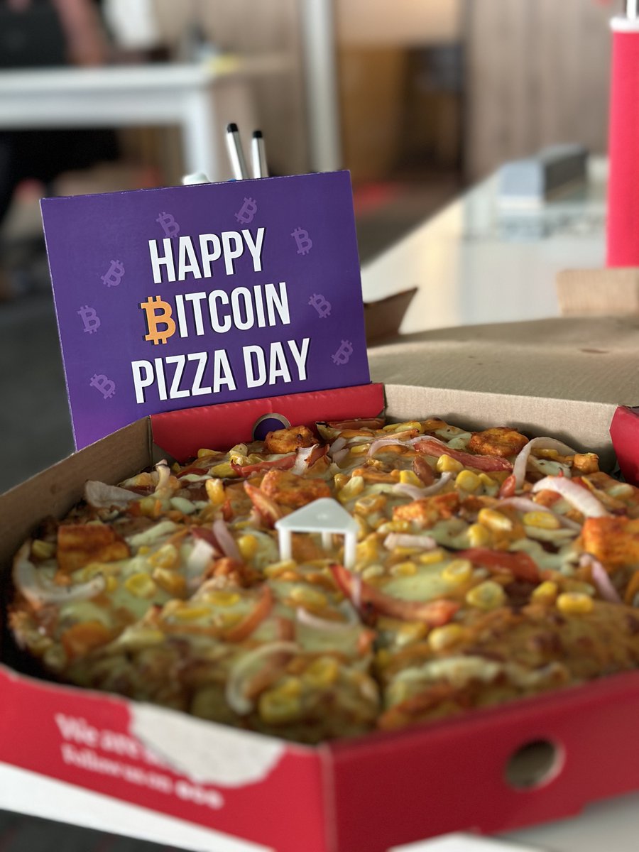 A massive shoutout to <a href="/officialmudrex/">Mudrex</a> for treating us with Pizza on #BitcoinPizzaDay! Here’s to the first real-world transaction using Bitcoins and to a great financial journey! 🪙
P.S: Offline transactions or Bitcoin payments, don’t forget to update your Khata! 🔥

#Khatabook