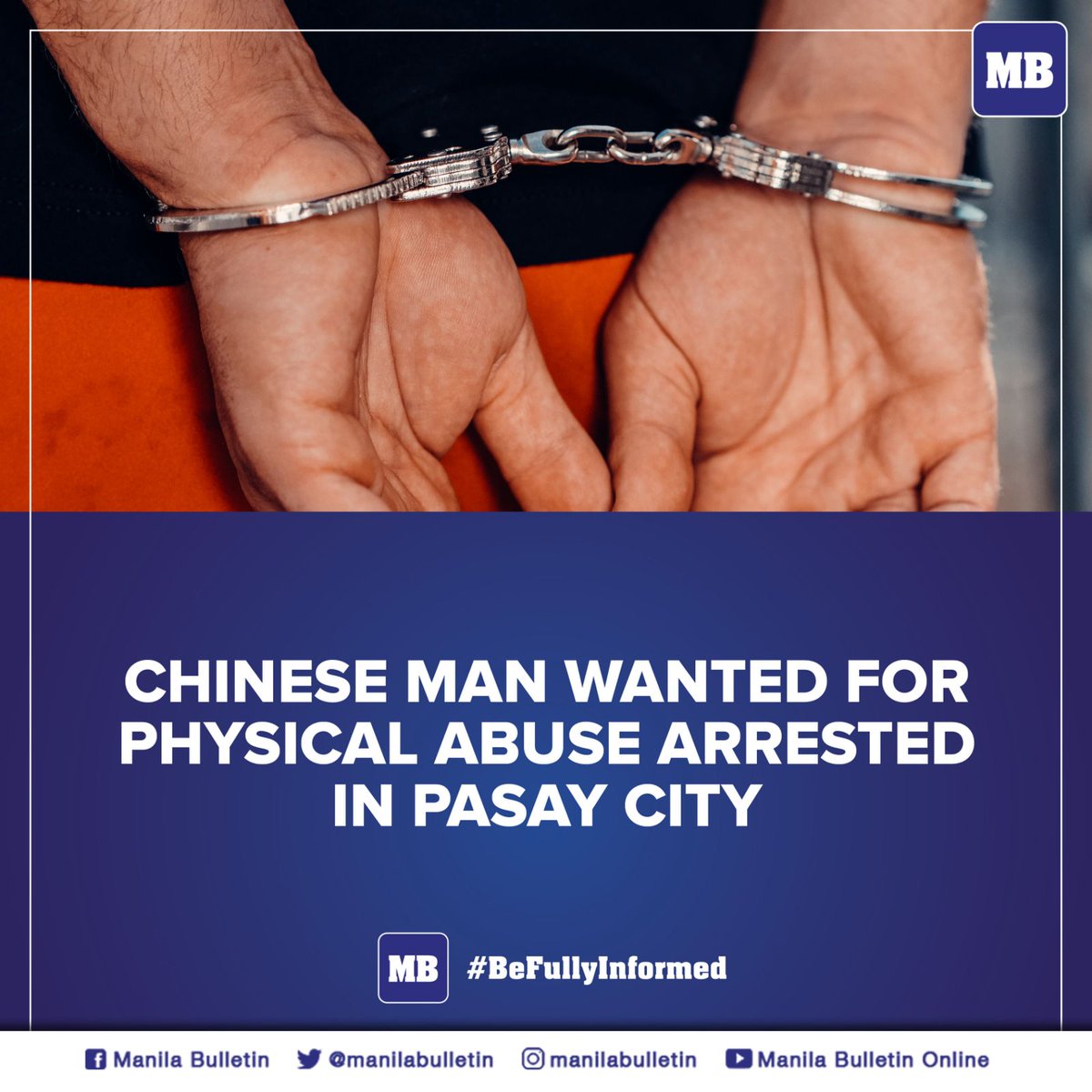 Manila Bulletin News on Twitter "A Chinese man wanted for physical