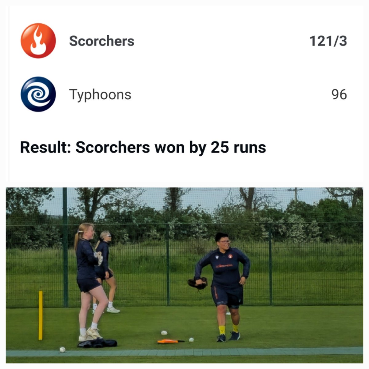 Back to winning ways 🏏 
Congratulations, <a href="/CoachClaire72/">Claire Terblanche</a> and your Scorchers Team.
Another awesome win in the
#SuperSeries23 in Ireland 🇮🇪 
Keep on being an Inspiration <a href="/EVOKE/">EVOKE</a> <a href="/IrishWomensCric/">Ireland Women’s Cricket</a>