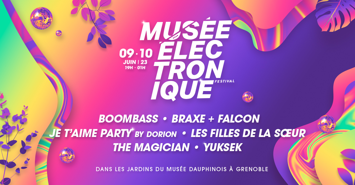 alpes_ishere's tweet image. Cette année encore, #isereattractivite s'associe au Périscope et au @CDIsere  pour la 3ème édition du Musée Électronique Festival 🎶
les 2 soirées du MEF c'est la scène de l'électro française dans les jardins du @Museedauphinois 
🎟️ lnkd.in/ePZFJrrq
#alpesishere