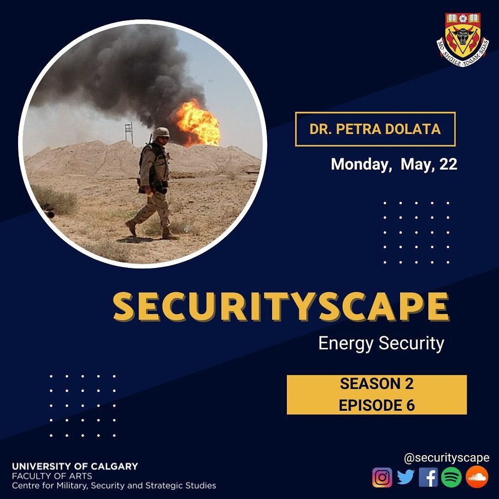 securityscape's tweet photo. Join Dr. Petra Dolata and Tom Davies for a discussion about Energy Security and how it affects the issues facing the world today. Energy Security covers a broad range of topics and can be used to examine lots of security questions around the world. https://t.co/ajt3mvXFkw https://t.co/KTIHRGIQZf