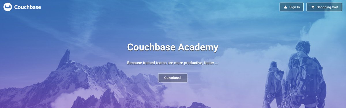 #Couchbase Academy is your one-stop shop for online learning, sessions, free courses and more! We've got you covered with everything from the basics to mobile development to Capella

Get started today: bit.ly/3zxQko3
