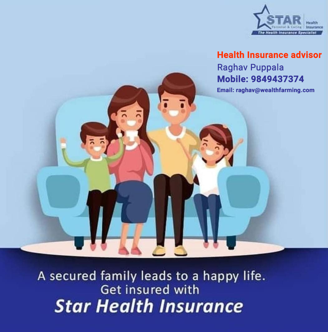Get insured with Star Health Insurance
for more details call:9849437374. 
#secured #family #happylife #getinsured #starhealthinsurance #healthinsuranceadvisor