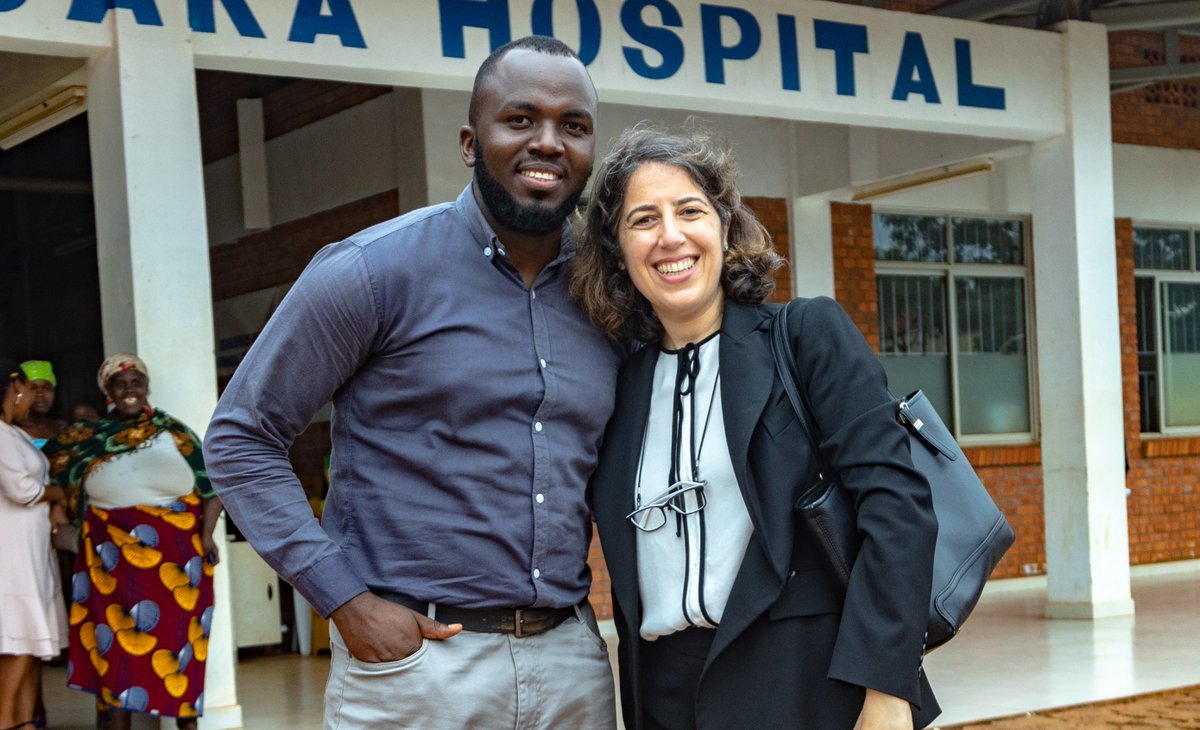 Loui_Ngabonzima's tweet photo. It was a thrill to meet @JimenaMarquez1, Director of Communications at @ncdalliance, as part of the team's courtesy visit to #Kigali for Board Meeting. The visit resulted in an insightful blog on "Bridging the cancer care gap for women in Rwanda." 👉🏽 https://t.co/WzrngHD3MS https://t.co/a9g9uFLOfL