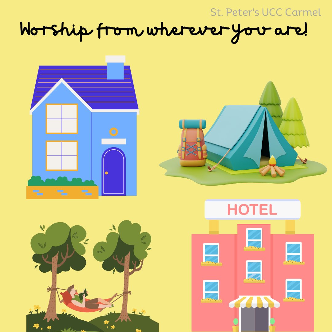 Worship on Sunday, May 28 is ONLINE ONLY. Our building is CLOSED on MAY 28! You can watch from home, vacation, your backyard, or wherever and whenever works for you! And whether online or in person - you are welcomed, loved and affirmed here. youtube.com/@St.PetersUCCC…