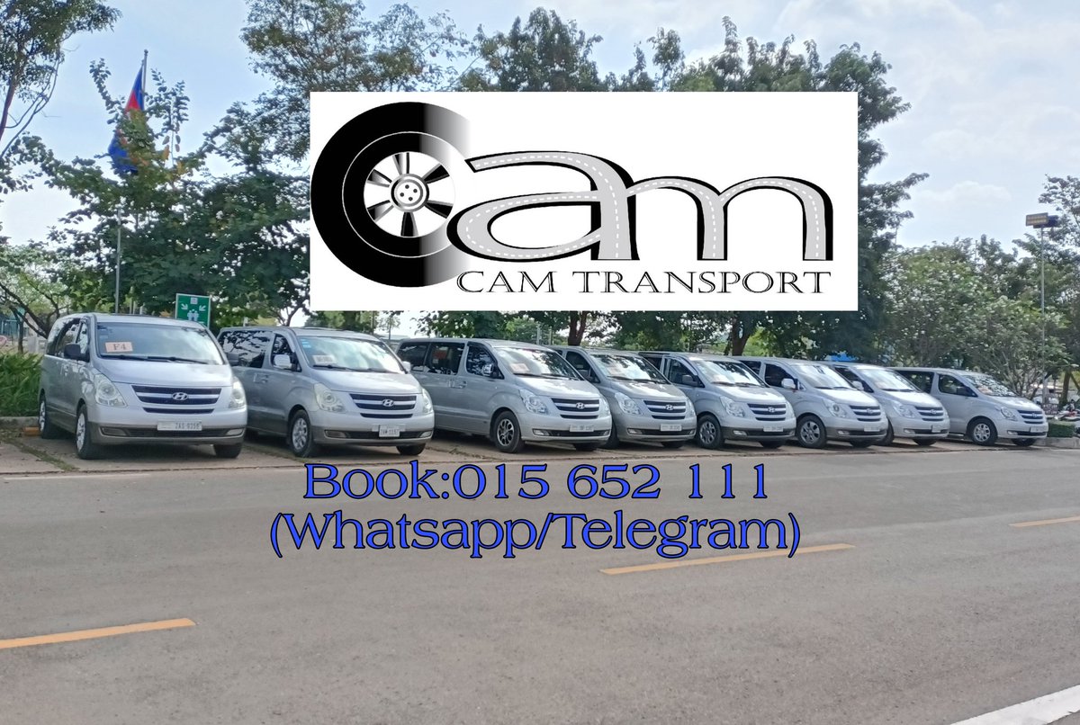 KBunthann's tweet photo. Available for your coming trip!
• Friendly English speaking driver
• Full vaccinated driver/ Working seatbelts 
• Passenger liability insurance
• Cold towel &amp; water/Child seats (upon request)/Flexible on departure time 
* Book Us: 015 652 111 (Whatsapp/Telegram) https://t.co/K13LhNPQdt
