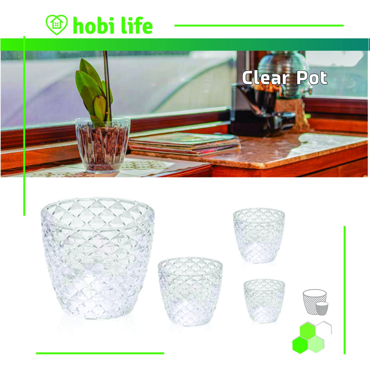 _HobiLife_'s tweet image. hobi life – Clear Plant Pot

#HobiLife #MultipleSizes #PlantFlowers #OfficeDecor

Connect with us now!

instagram.com/_hobi.life_/
facebook.com/HobbyLifeAfrica

linkedin.com/in/hobi-life-b…
tiktok.com/@hobi.life
