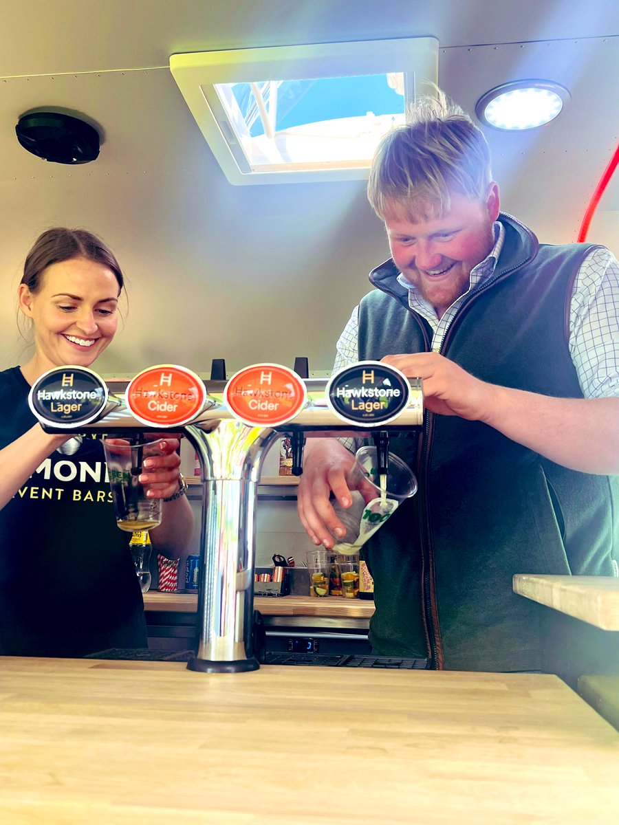 SymondsBars's tweet photo. So sorry we missed #herefordhour today. Hope everyone is well? 
We’ve had a great weekend and even had a guest of honour on the bar serving a few drinks.#kalebcooper https://t.co/elC8xrrS0p