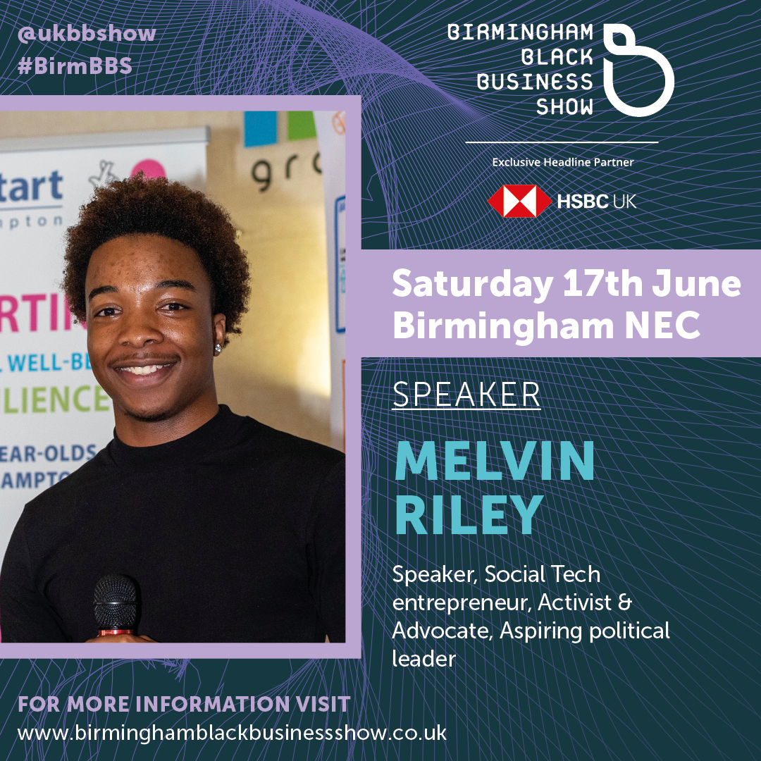 We're thrilled to have <a href="/m_riley0155/">MELVIN RILEY</a>, Co-founder of <a href="/NotSoMicro/">Not So Micro</a>, as a speaker at #BIRMBBShow. Join us to hear his insights on entrepreneurship, business growth, and community impact. Don't miss this opportunity to learn from Melvin's wealth of experience! bit.ly/439oYkr