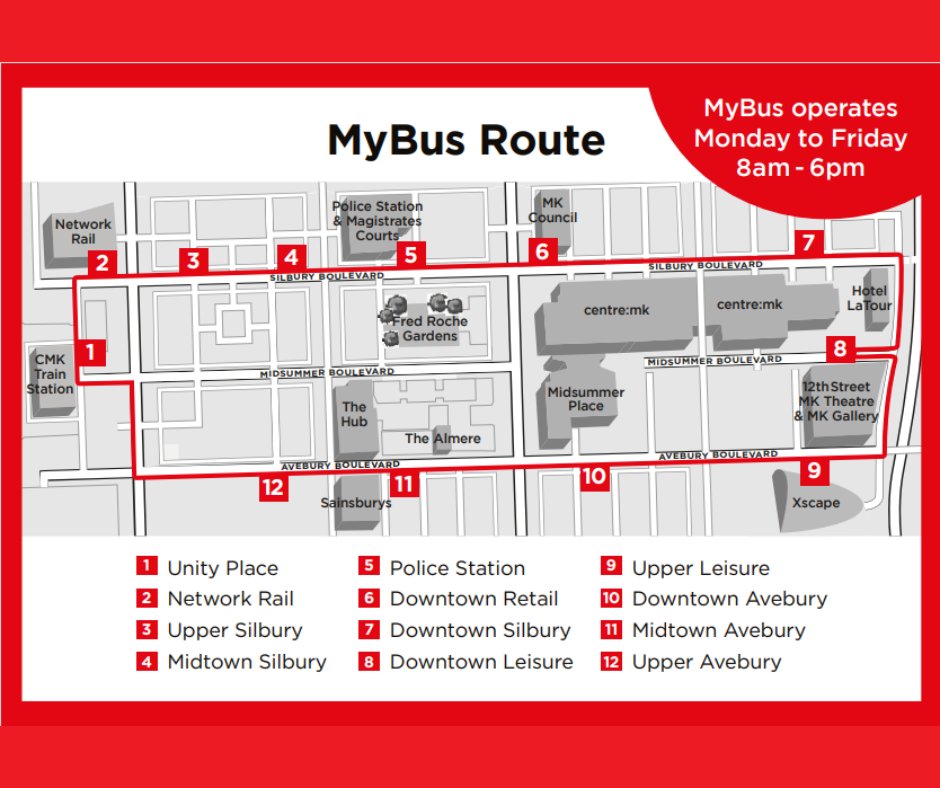My_MiltonKeynes's tweet photo. Did you know as part of the relaunch of the NEW Electric 9-seater #MyBus we have launched an on-demand service for CMK employees between the following hours…🚌

Mon-Fri ➡️ 10-12 noon &amp; 2-4pm
Just call 📱 01908 973 930

Read more here: https://t.co/Ve8Gz5asbw https://t.co/d9wcgiDN5r