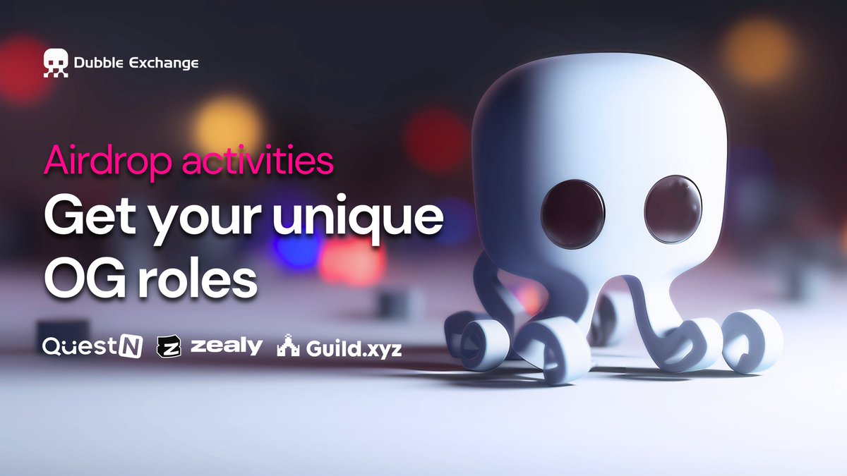 Gm, aliens and #astronauts ☕ 

We are thrilled to unveil our pre launch Dubble Early Adopter campaign!

Go through quests, claim your unique roles, mint Early Supporter Dubble NFT as a Proof of Participation and become a part of our journey to the stars 🌟 👾