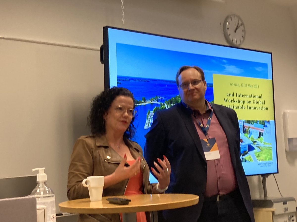 Important conversations around #sustainable #innovation  ⁦⁦<a href="/univaasa/">University of Vaasa</a>⁩; thinking together about the future of society ⁦<a href="/PentlandCentre/">The Pentland Centre for Sustainability in Business</a>⁩ ⁦<a href="/LancasterManage/">Lancaster University Management School</a>⁩ #change #projects