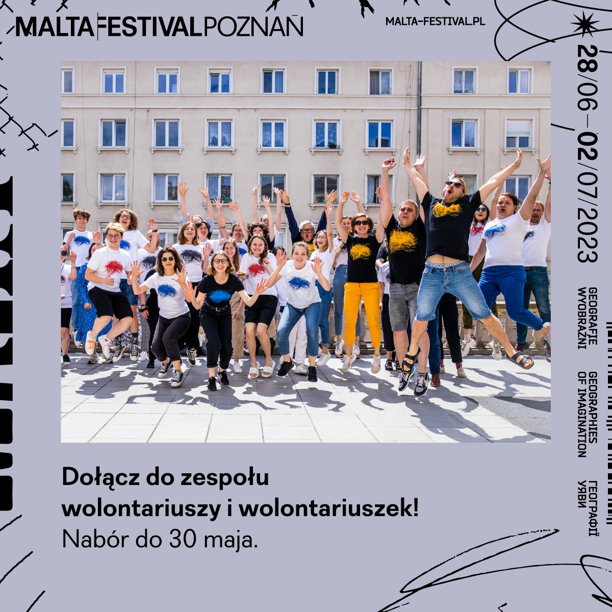 Ruszył nabór na wolontariat. Wolontariuszu, wolontariuszko – dołącz do maltańskiej ekipy i wesprzyj nas w festiwalowych działaniach! - mailchi.mp/malta-festival…