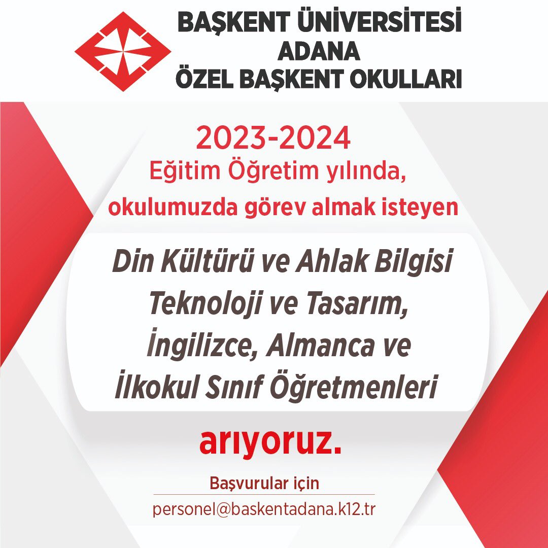 Başkent Okulları tweet media