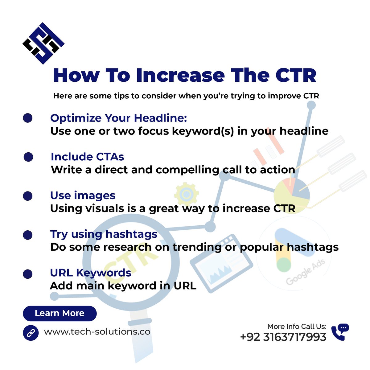 techsolutionsco's tweet image. How to increase CTR?
visit us for more tips
at tech-solutions.co
#ctr #increase #reelsinstagram #reelkarofeelkaro #gainpost #picstitch #youth #techsolutionsco #ppc #googleads #googleadsence #googleadscampaign #googleadstips #paidads #adscampaign #googleadsexpert #ads