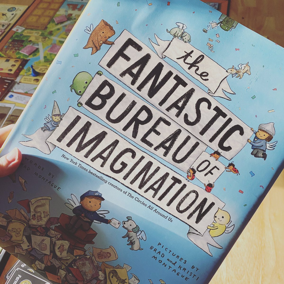 AWritersWay's tweet photo. Story time is always magical for me. Reading to Liam is always such a joy. However, I didn’t realize just how inspired some of these titles would make me. The Fantastic Bureau of Imagination is now amongst my Top 10 most favorite picture books of all time. 📚✨ https://t.co/uoBShzBe9e
