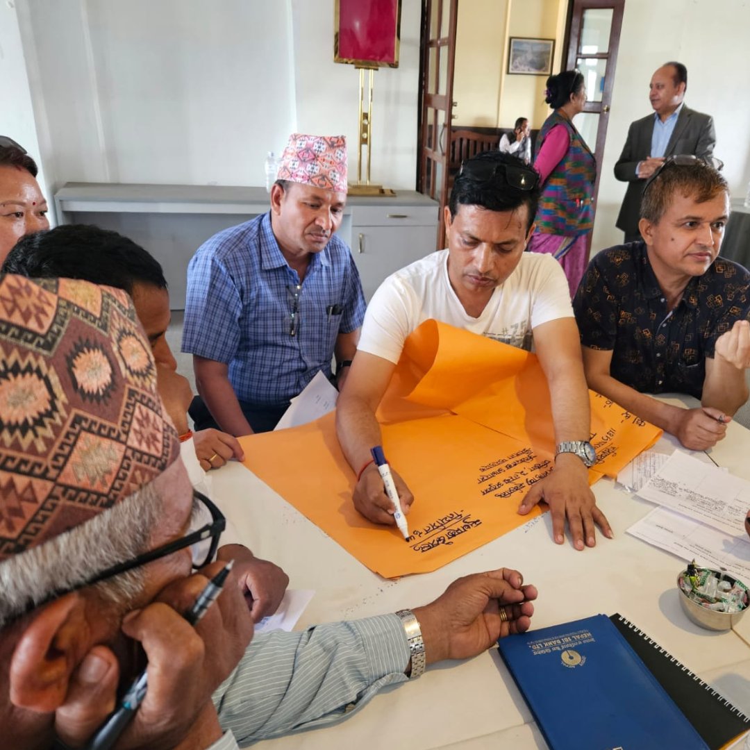 SudridhNURP's tweet image. Interaction event on &apos;GRID Aligned Local Level Planning&apos; was held in Butwal last week. 
In a reflective session, representatives from Tansen Municipality shared their learnings on #planning, program and #budgetformulation and #implementation with Butwal municipality. @UKinNepal
