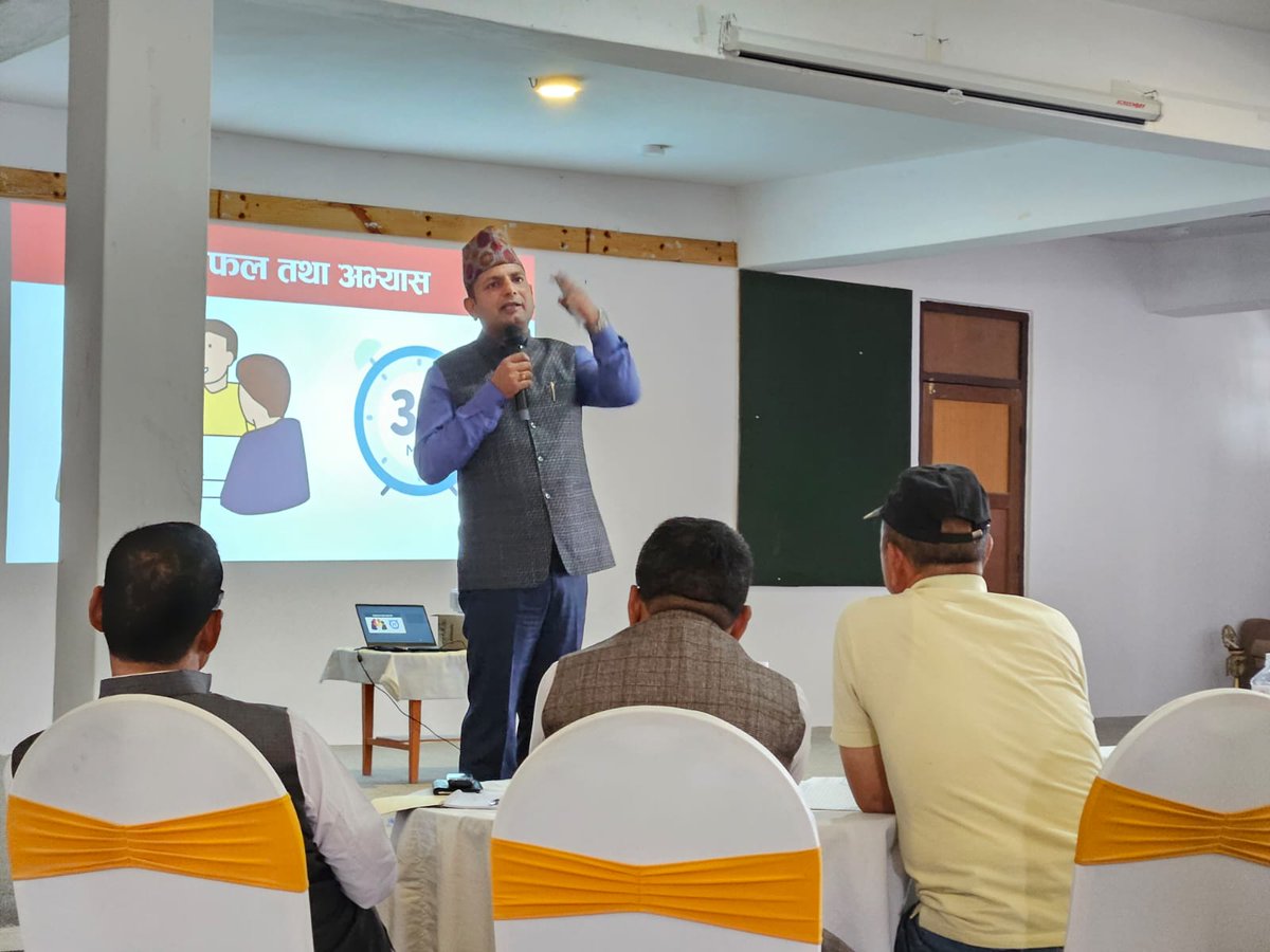 SudridhNURP's tweet image. Interaction event on &apos;GRID Aligned Local Level Planning&apos; was held in Butwal last week. 
In a reflective session, representatives from Tansen Municipality shared their learnings on #planning, program and #budgetformulation and #implementation with Butwal municipality. @UKinNepal