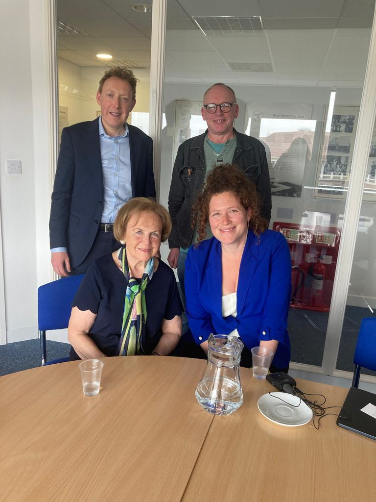 The Association of Jewish Refugees (AJR) (@theajr_) on Twitter photo We were delighted to have <a href="/BBCr4today/">BBC Radio 4 Today</a>'s <a href="/realzoestrimpel/">Zoe Strimpel</a> and <a href="/DaveJReid/">David Reid</a> at AJR offices last Friday to interview our CEO Michael Newman and Holocaust Survivor Mala Tribich. Keep your eyes peeled for more details on the interview We were delighted to have <a href="/BBCr4today/">BBC Radio 4 Today</a>'s <a href="/realzoestrimpel/">Zoe Strimpel</a> and <a href="/DaveJReid/">David Reid</a> at AJR offices last Friday to interview our CEO Michael Newman and Holocaust Survivor Mala Tribich. Keep your eyes peeled for more details on the interview