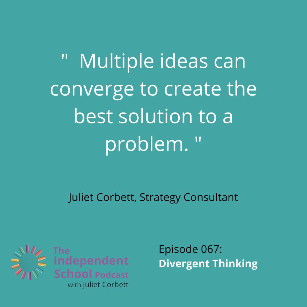 If you're trying to encourage innovation then you need to be able to generate new ideas. ✨

But how do you encourage that within your team?

Take a listen to this episode for inspiration on how to use divergent thinking: bit.ly/3Oai6wR
#strategy #innovate