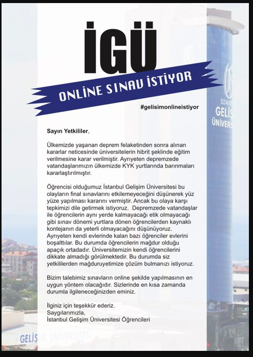 Arnouba19's tweet photo. @igubasin
@gelisimedu
@ardaozturkcan
@erolozvar
@gayretlioffical

#gelisimunionlineistiyor
#iguonlinesınavistiyor
#yökegitimekulakver
#onlinesınavistiyoruz 
#onlinefinal
#yök #gelisimunionlineistiyor https://t.co/C0fKIQD2pr