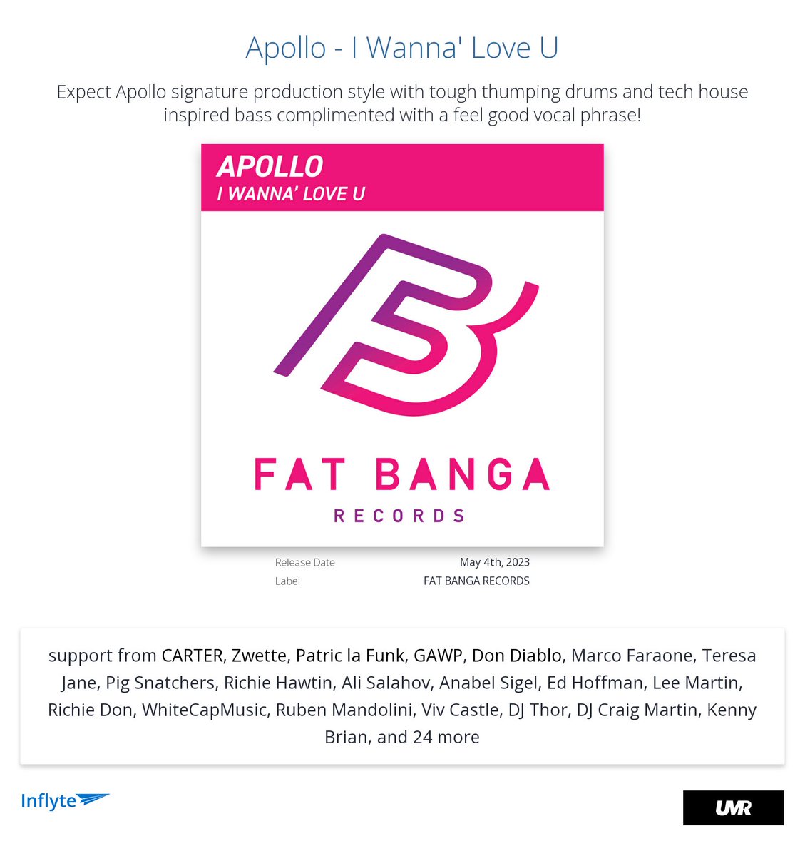 Cheers <a href="/anabel_sigel/">Anabel Sigel</a> for the review "Thanks!!"
inflyteapp.com/r/fmqil6