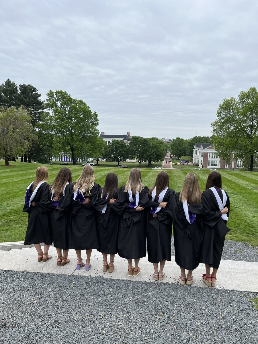 StonehillWSOC's tweet image. Makers of legacies. The first to graduate as DI student-athletes. Great women. 💜🤘🏼 #scws #stONEhill