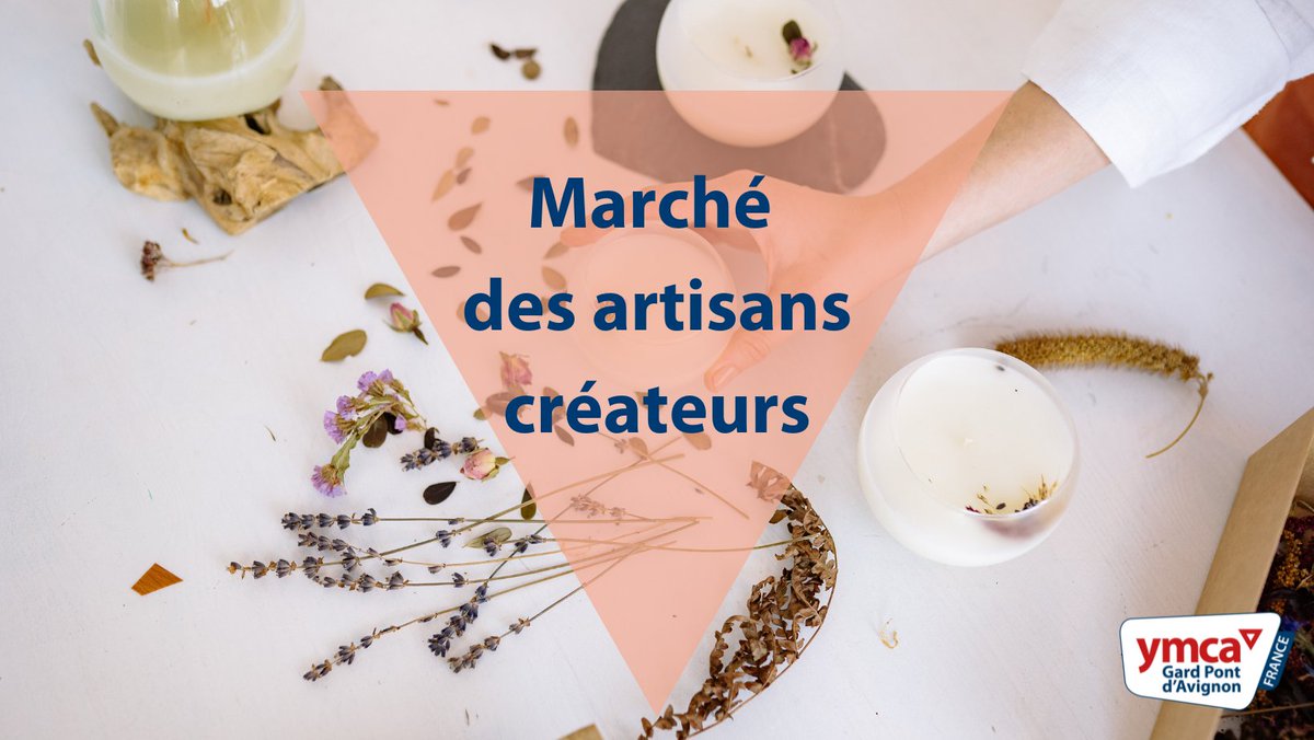 Le 1er marché des artisans créateurs de #YMCA Gard Pont d'Avignon c'est le dimanche 11 Juin, 10/19h, accès gratuit, restauration avec vue sur le Palais des Papes, ateliers gratuits pour enfants 14h/17h.
Inscription exposants avant le 30 Mai,contact@ymca-avignon.fr
<a href="/YmcaFrance/">YMCA France</a>