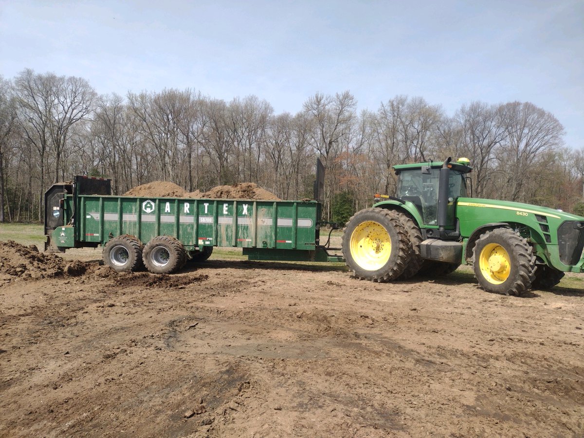 You can hardly see those custom stripes under all that dirt. Spotted at Emerson Farms, in Middletown, Delaware. #Artexstrong #artexfamily