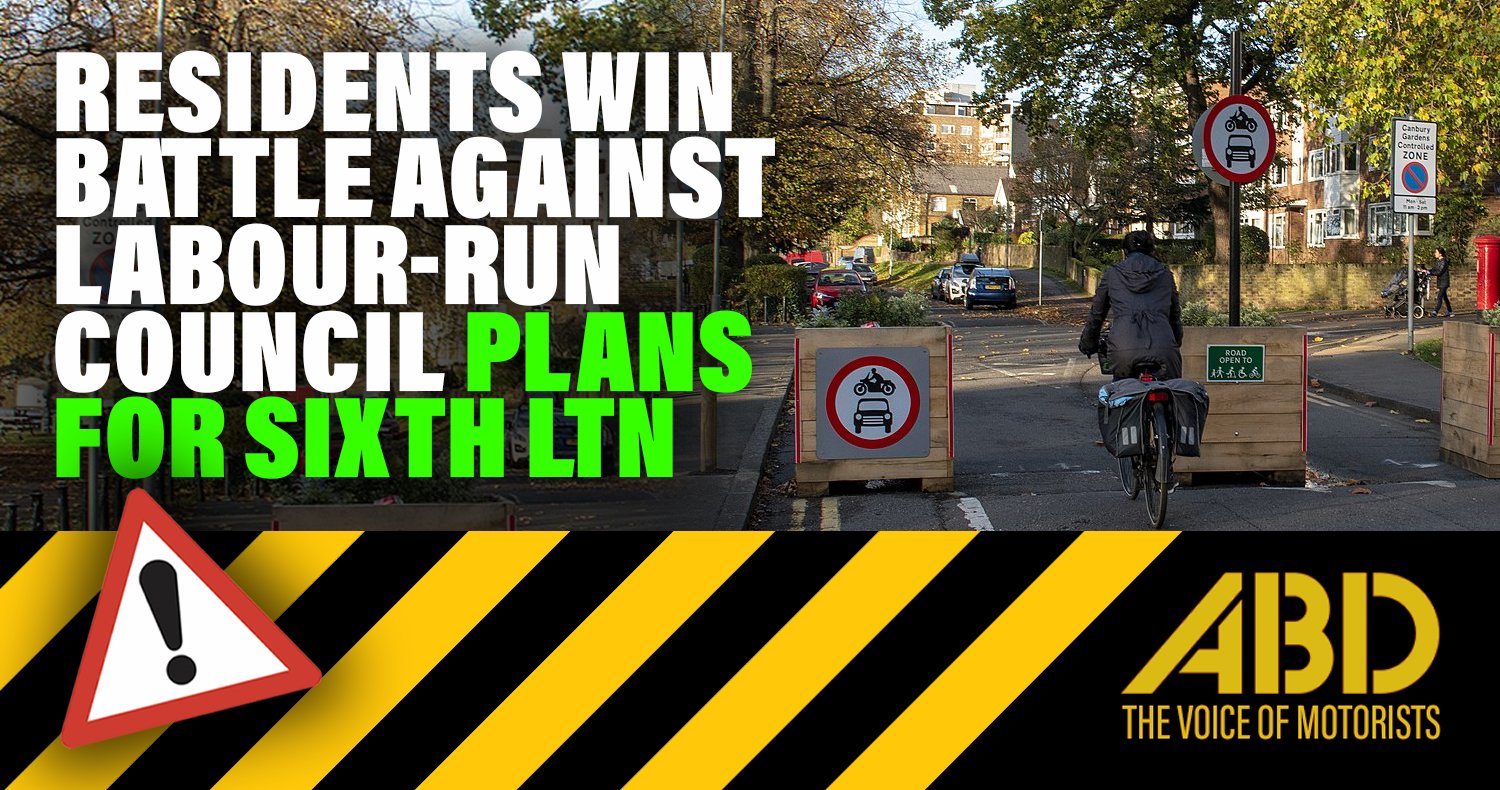 Alliance of British Drivers on Twitter "🚨 Residents declare victory