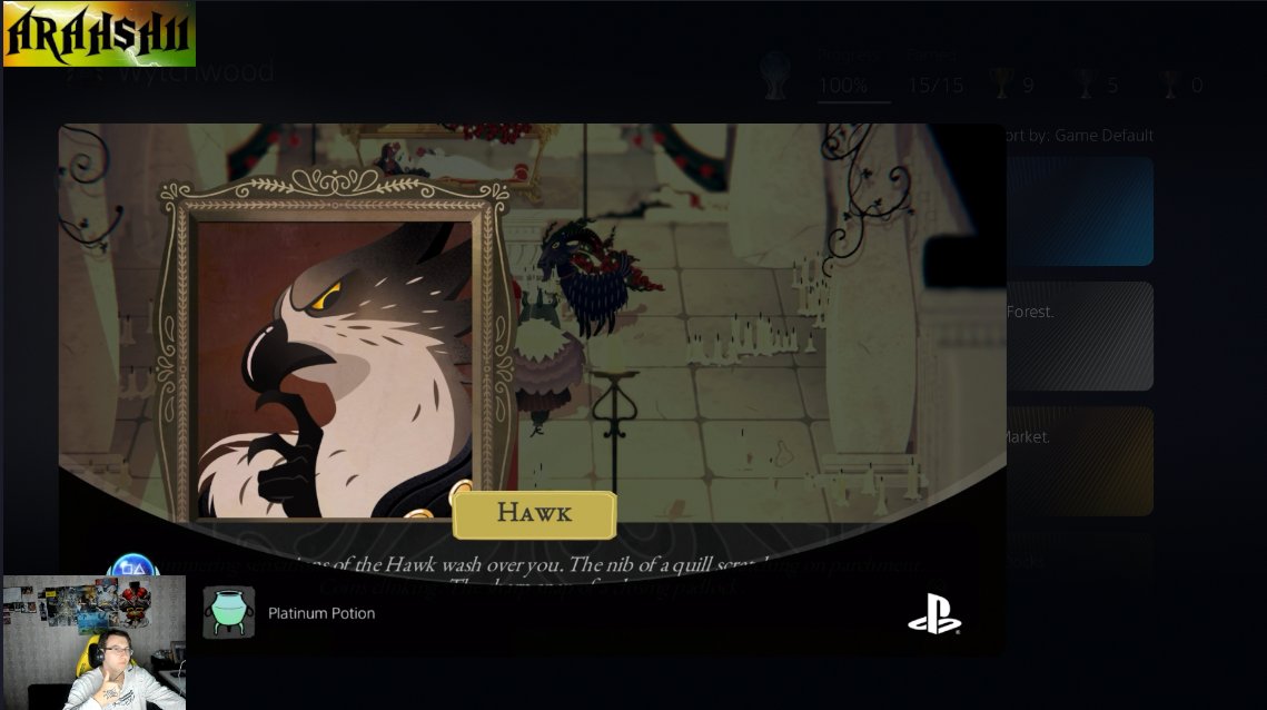 FL Arah on Twitter "Plat 310 Wytchwood PS5 (22 May 23) No different