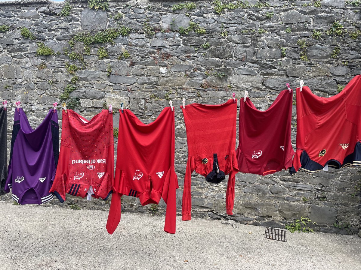 ⁦@Munsterrugby⁩ getting ready for the weekend 🏉🏉#suaf #URCfinal