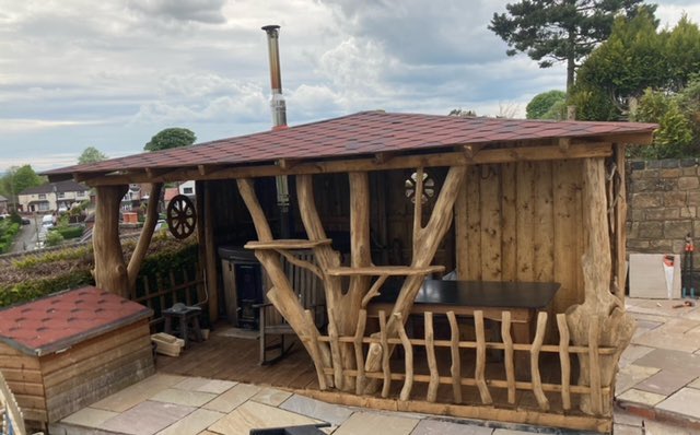 TimberTeamUK's tweet photo. Check out our latest installation - a beautiful timber gazebo with an integrated sauna! At Timber Team UK, we create outdoor living spaces that are both beautiful and functional. Contact us today to transform your outdoor space. #Gazebo #Sauna #OutdoorLiving #TimberTeamUK https://t.co/90I5H1XCUN