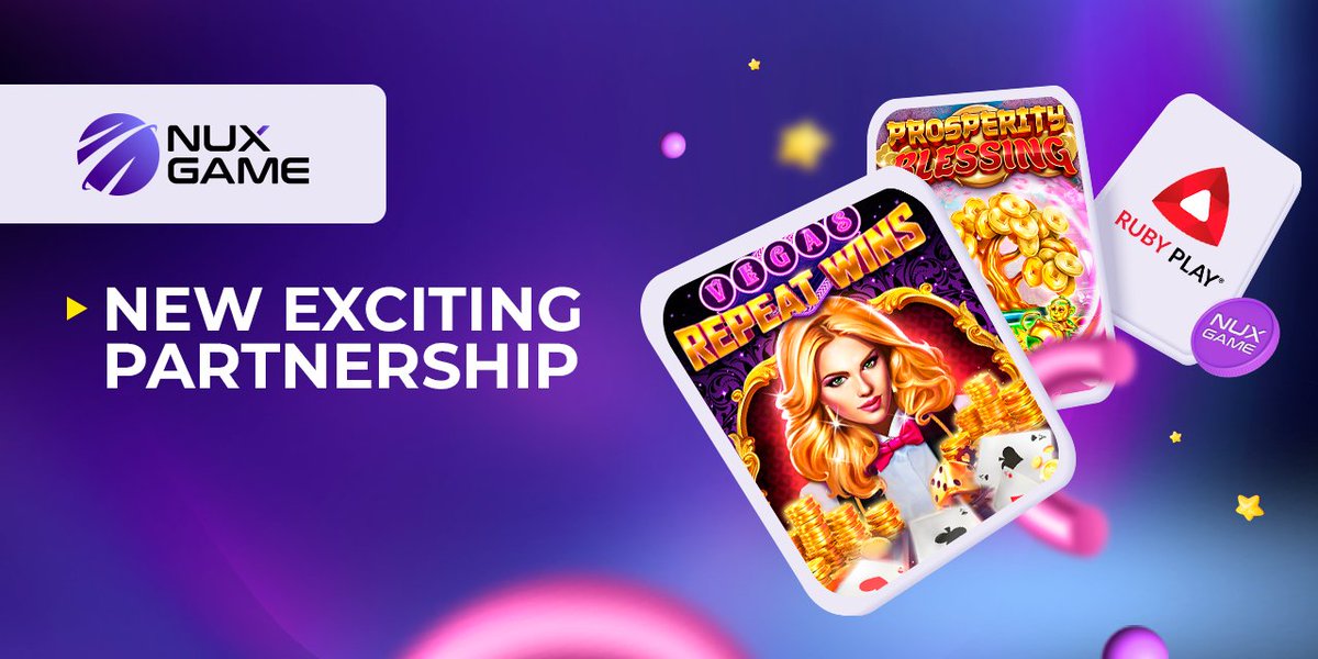 Exciting News! NuxGame has partnered with RubyPlay, the innovative B2B #iGaming development studio, to bring you an enhanced #gaming experience! 🚀

Don't miss out the latest news from NuxGame: lnkd.in/djGYDVv8