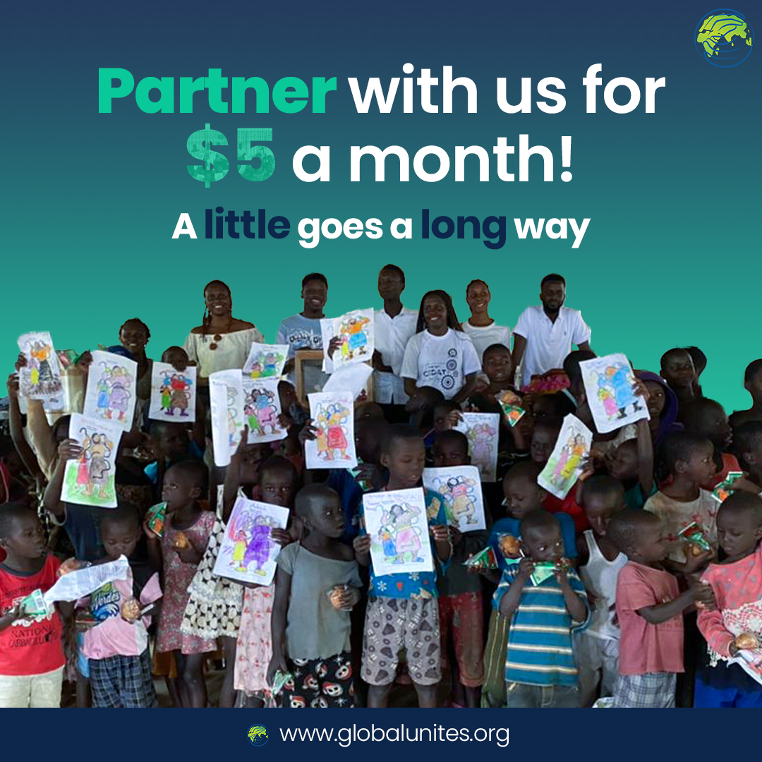 Global_Unites's tweet photo. Can you donate $5 a month to help bring communities together? Giving is simple, just head to our website, click on our ‘$5 campaign’ button and start partnering with us. 

#GlobalUnites #YouthEmpowerment #Community #positivity #donate #youthwork #fundraise #unity #smallbudget https://t.co/jqa8sP7y4P