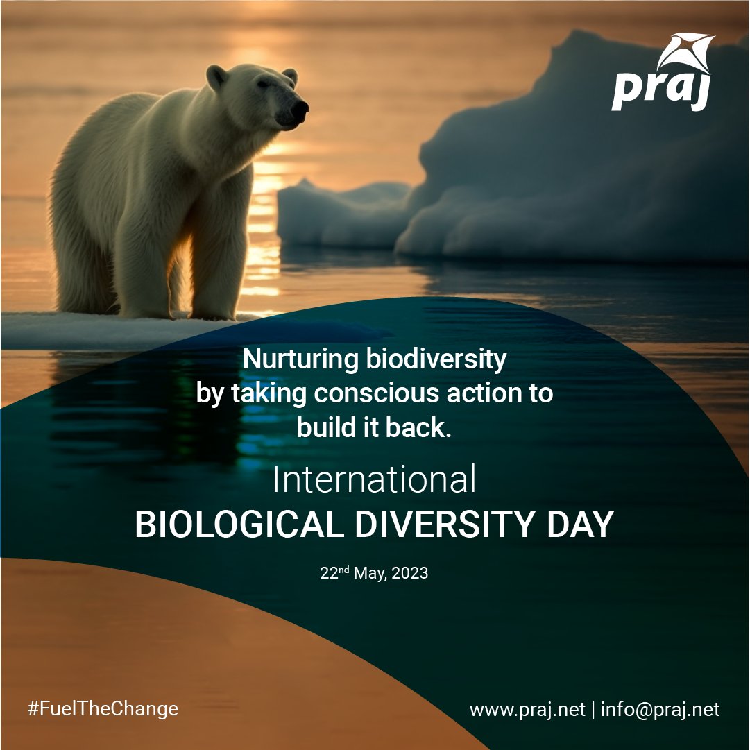 PrajIndustries's tweet photo. This International #BiologicalDiversityDay :
Let Us pledge to move from agreement to action to build back biodiversity.
#FuelTheChange #BuildItBack #Sustainability #RaceToNetZero #SustainableClimateAction #GivingItBackToNature #ThereIsNoPlanetB https://t.co/n80rFFJHYy
