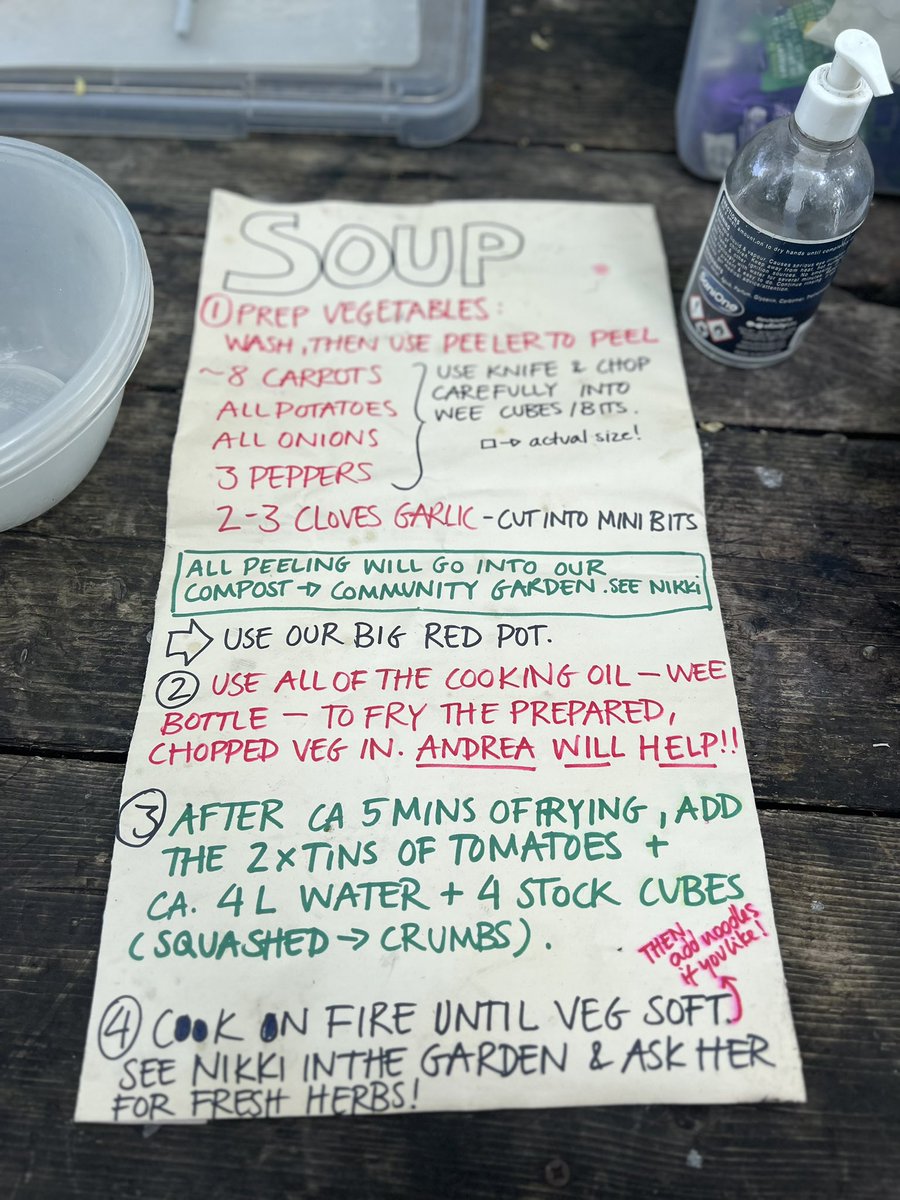 StCharlesGla's tweet image. Some #FoodTechnology in the @childrens_wood as we prepare #VegetableSoup for lunch. The children said they gotten better at this since doing #HomeEconomics during the #TransitionProgramme @johnpaulacademy. #CampfireCooking @CLOtC