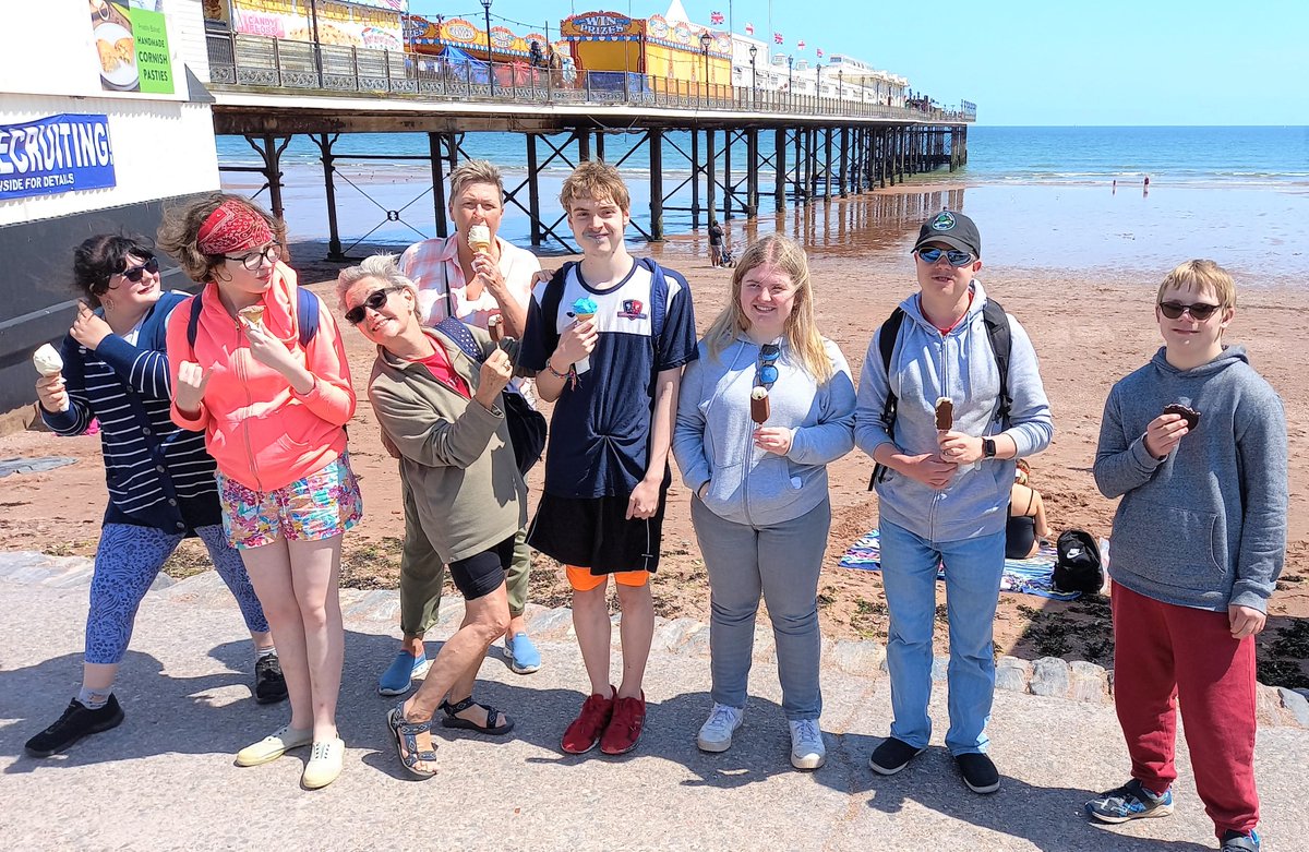 Our Lifeworks Saturday youth group beach day was an amazing! Lots of sunshine, sandcastles, and swimming to be had. And ice creams to keep everyone cooled and refreshed. #paignton #beachvibes #learningdisabilities #communitysupport #TorbayHour #BoostTorbay