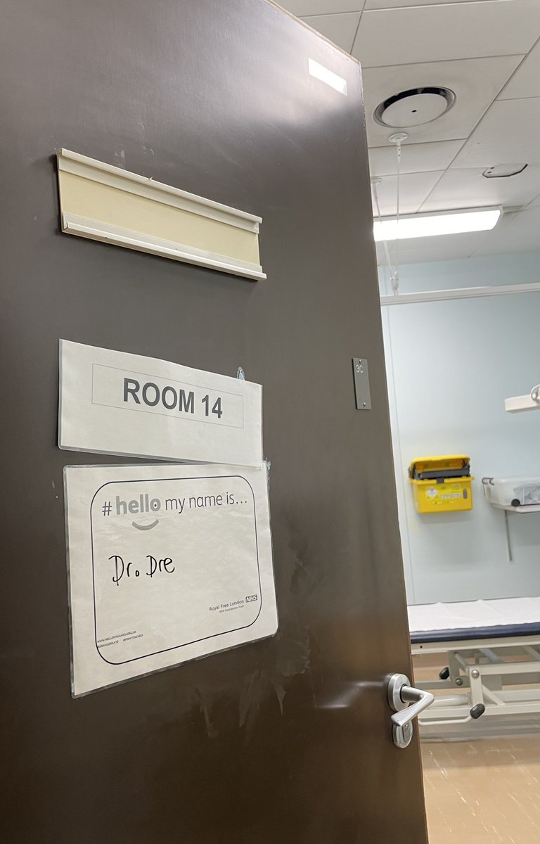 _tweet's tweet photo. I watched the clinic nurse look at this for a few seconds, wondering - do we have a Dr Dre in clinic today? 🤔 Then we overheard a doctor “someone wrote Slim Shady on my door” 😂

Regular patients like me need more of these sort of shenanigans, cos it really helps to laugh 🤣 https://t.co/pRnDaR8AQS