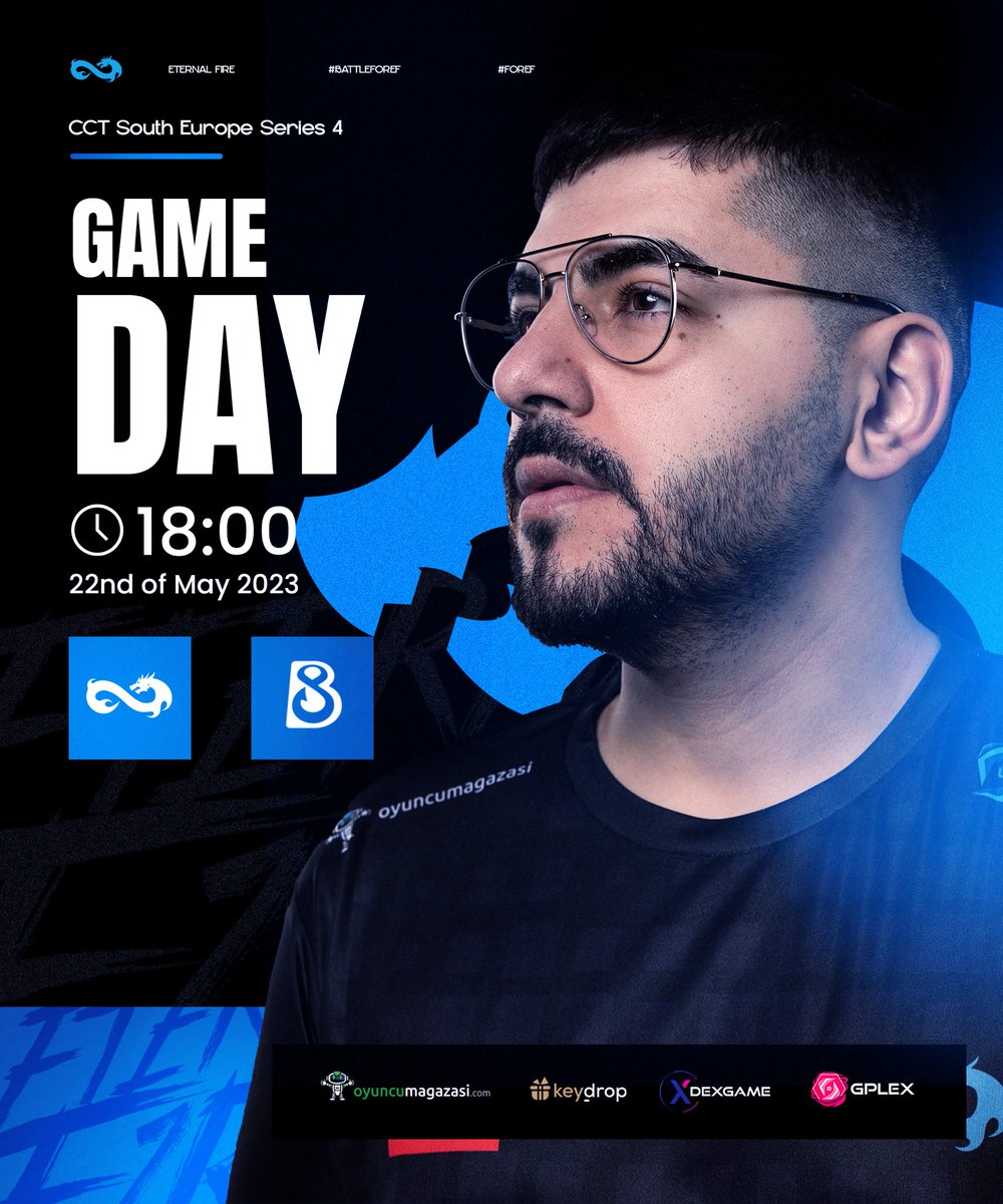 CCT South Europe başlıyor! Turnuvadaki ilk rakibimiz @B8esportsGG.

📺 twitch.tv/imorr  🗺️ Bo3

⚔️ #battleforEF #forEF