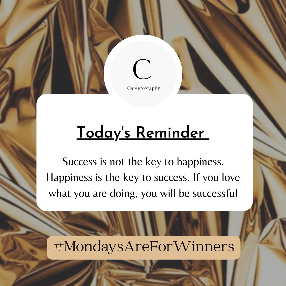 #Mondaysareforwinners