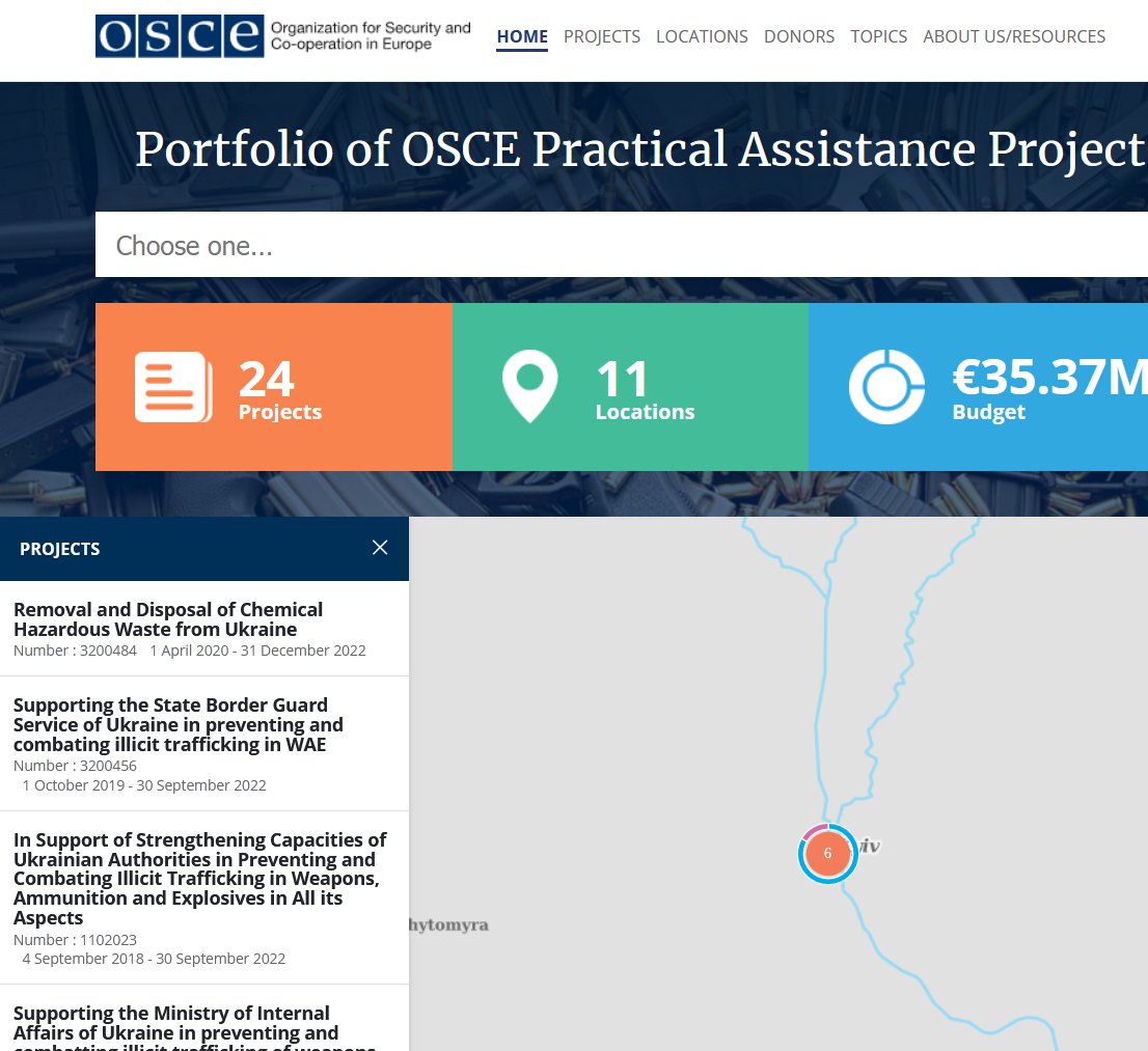 Wie man auf der OSZE-Website leicht feststellen kann, gibt es kein aktuelles Entminungsprojekt in der Ukraine. Das letzte endete im April 2022. Warum also lügt #Schallenberg?