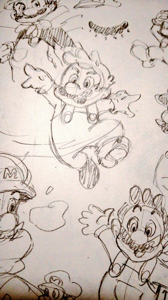 マリオってどう描くん…??? 