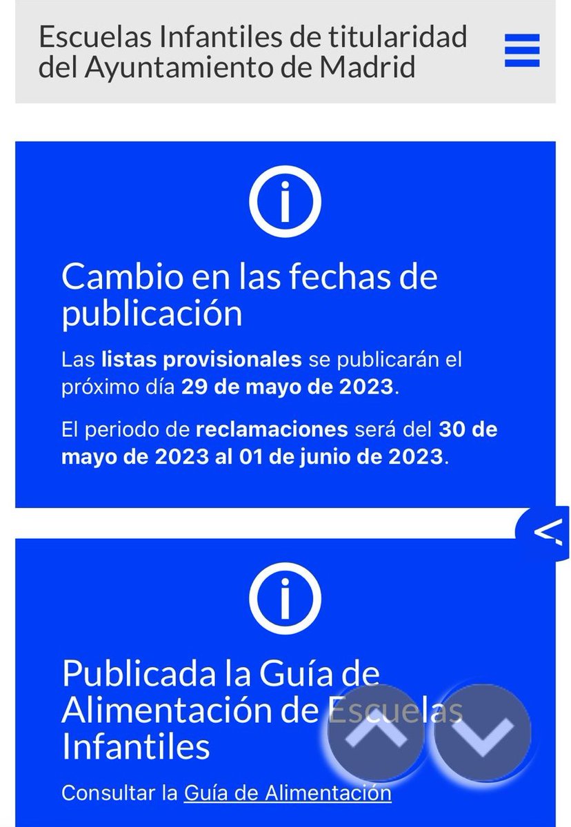 MAVazquez22's tweet photo. Hoy, que tenía que salir el listado de admitidxs para escuelas infantiles del Ayuntamiento de Madrid, cambian la fecha a después de las elecciones.

Qué golfos... QUÉ GOLFOS. https://t.co/hSILhpCvUP