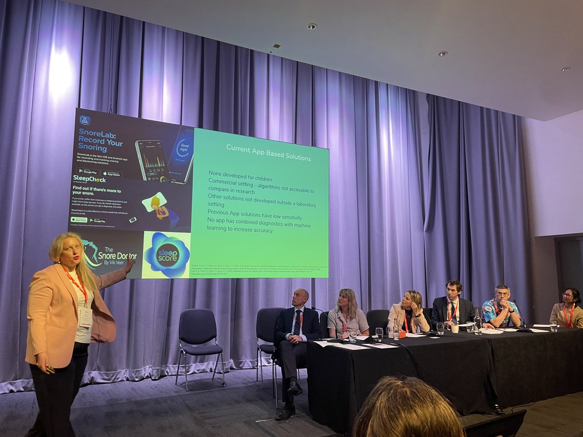 ⁦<a href="/DrPaulaENT/">DrPaulaENT</a>⁩ presenting an #innovation pitch at the commercialisation and entrepreneurship session at #ESPO2023 in #Liverpool. Very ⁦<a href="/TEDTalks/">TED Talks</a>⁩