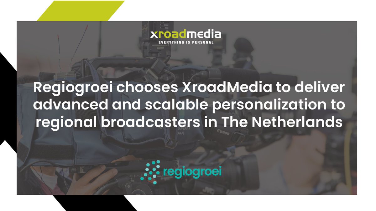 xroadmedia's tweet image. We’re happy to be working with Regiogroei to deliver personalization to their 10 regional broadcast members.
bit.ly/45khPQd

Our solution will be utilized to help create an experience that is more intuitive and help users can discover news content most relevant to them.